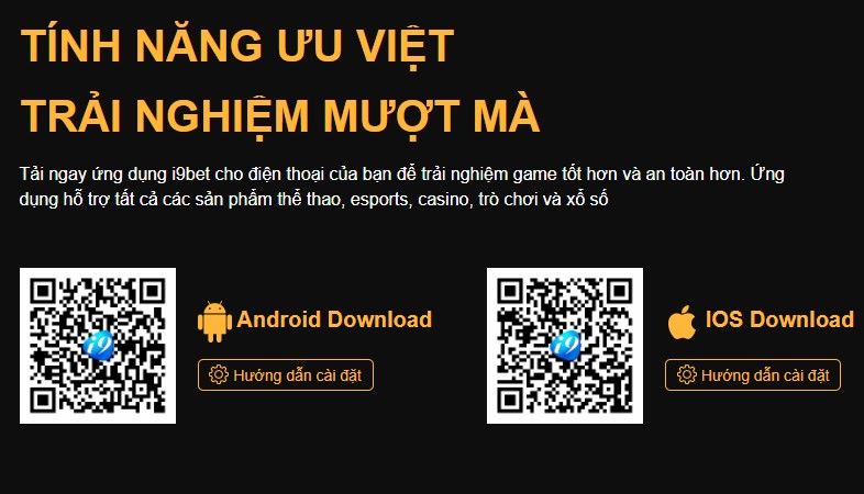 Quét mã để tải app i9bet cho điện thoại Android